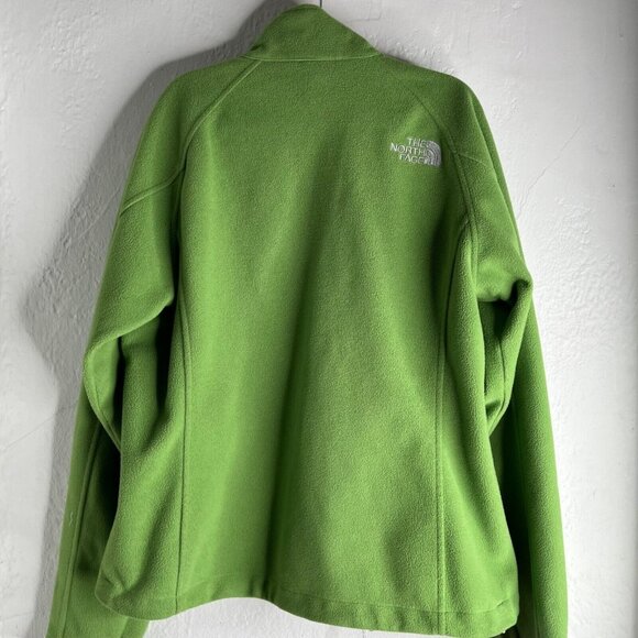The North Face Womens S Windwall Fleece Jacket Kelly Green - Picture 2 of 8